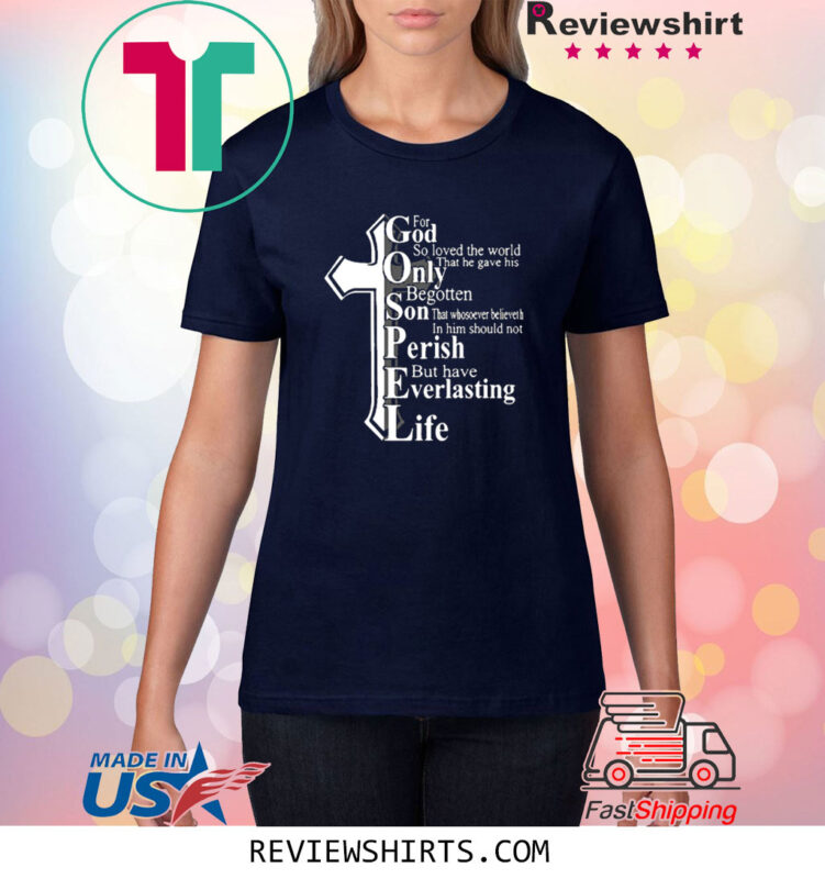 For God So Loved The World Print T-Shirt