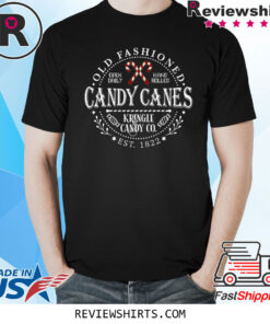 Retro Christmas Kringle Candy Co. Candy Cane T-Shirt