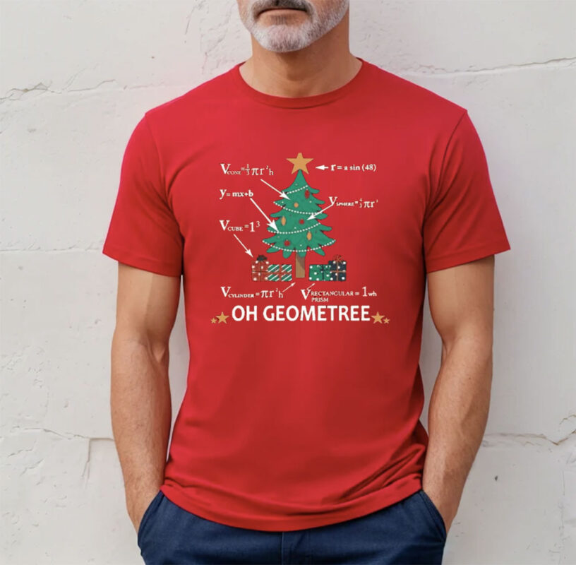 Geometry Christmas Tree T-Shirt