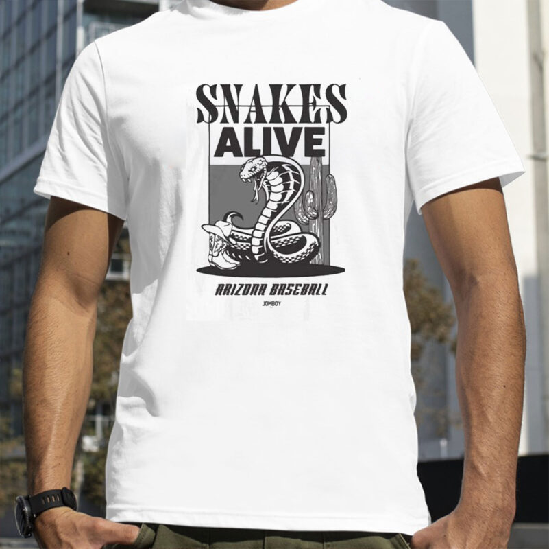 Snakes Really Alive Arizona Baseball T-Shirt