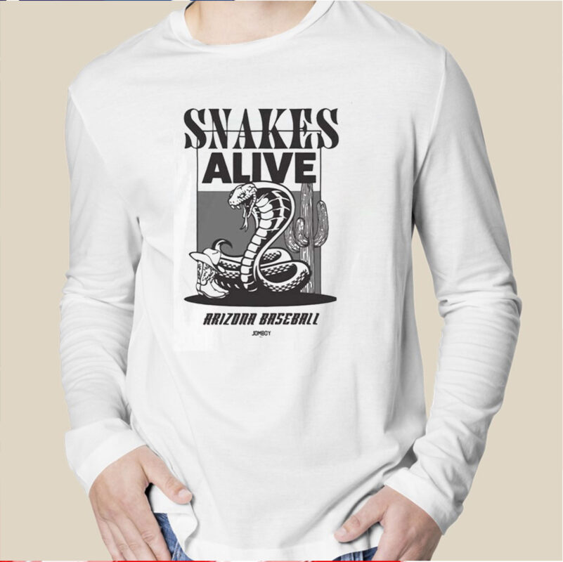 Snakes Really Alive Arizona Baseball T-Shirt