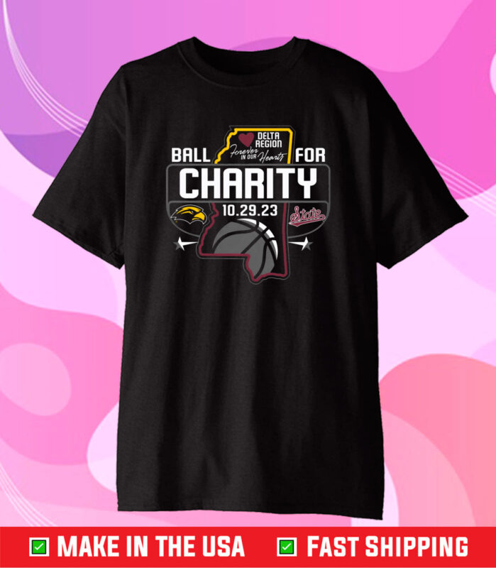 Southern Mississippi v Mississippi State Ball For Charity T-Shirt