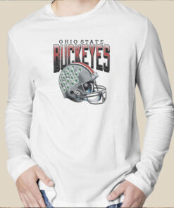 Ohio State Buckeyes Gradient Helmet Shirt