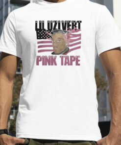 Pink Tape Tour Merch Pink Tape Black Portrait T-Shirt