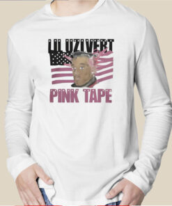 Pink Tape Tour Merch Pink Tape Black Portrait T-Shirt