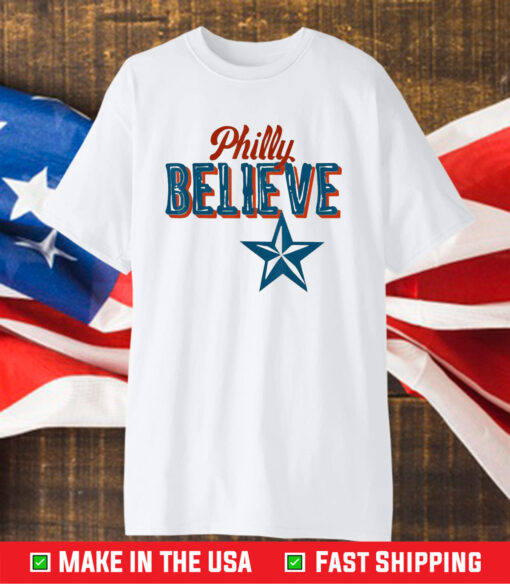 Philly Believe Expression Vintage Top Style T-Shirt