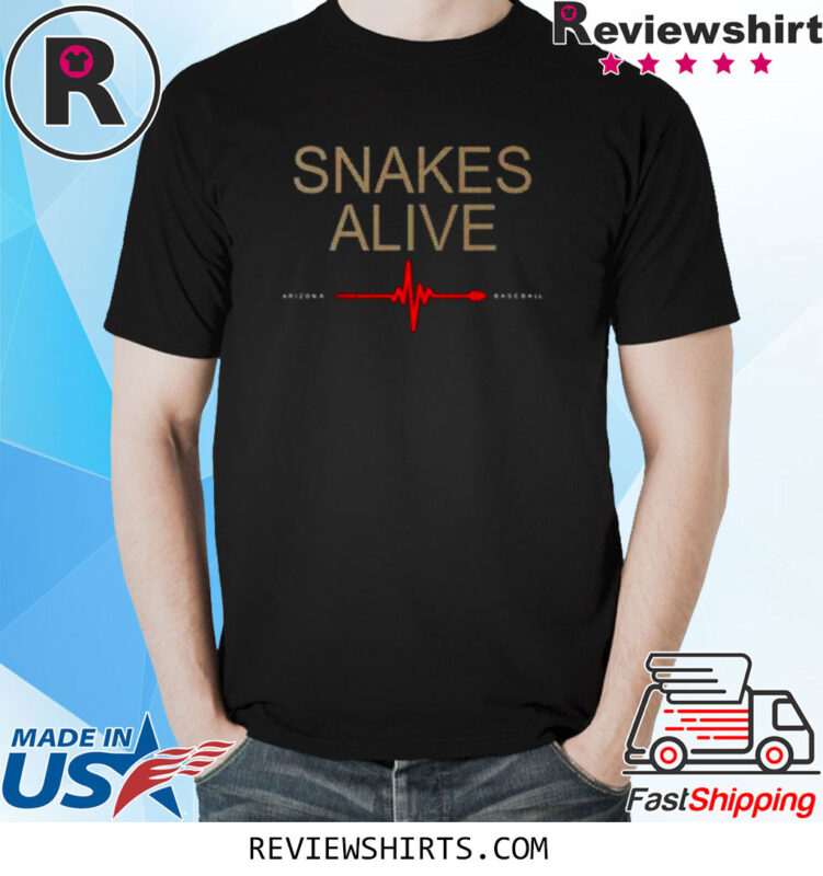 Snakes Alive Arizona Diamondbacks Baseball T-Shirt