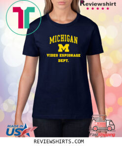 Michigan Video Espionage Dept T-Shirt