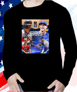 The Arizona Dbacks Vs The Texas Rangers World Series 2023 Matchup T-Shirt