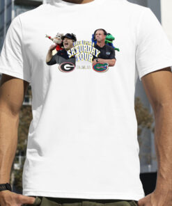 Once Upon A Saturday Tour Georgia Bulldogs Kirby Paul Smart Vs Billy Napier Florida Gators T-Shirt