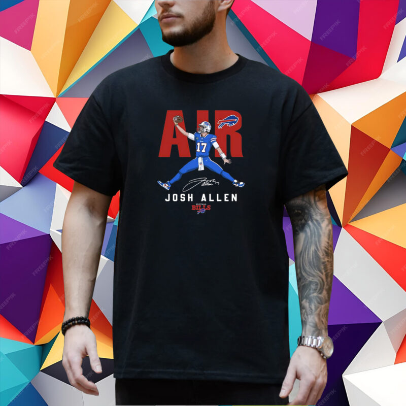 Air Buffalo Bills Josh Allen Signature T-Shirt