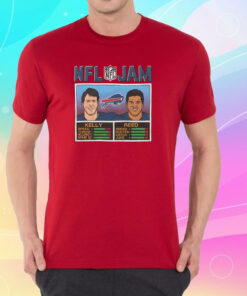 Andre Reed Jim Kelly Buffalo Bills Homage Nfl Jam Retired T-Shirt