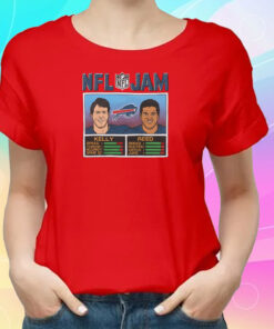 Andre Reed Jim Kelly Buffalo Bills Homage Nfl Jam Retired T-Shirt