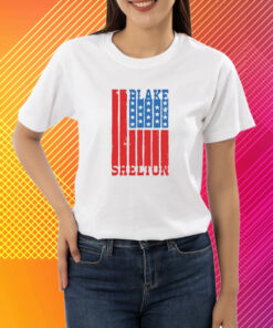 Blake Shelton Natural Flag New T-Shirt