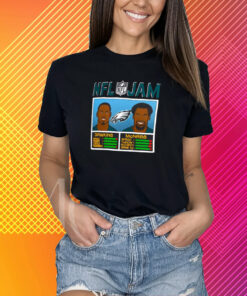 Brian Dawkins Donovan Mcnabb Philadelphia Eagles Homage Nfl Jam Retired T-Shirt