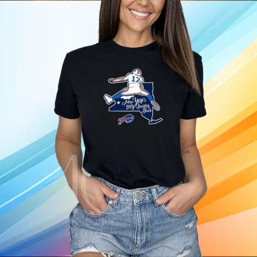 Buffalo Bills 17 New Yorks Only Quarterback T-Shirt