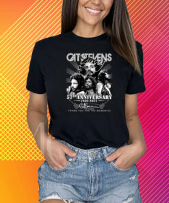 Cat Stevens 57th Anniversary 1966 – 2023 Thank You For The Memories T-Shirt