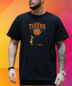 Clemson Tiger Christmas Football T-Shirt