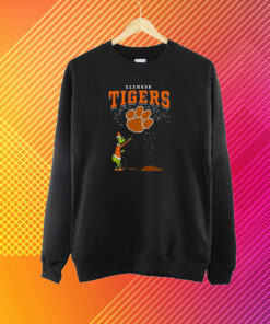 Clemson Tiger Christmas Football T-Shirt