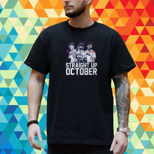 Corey Seager, Marcus Semien And Adolis Garcia: Straight Up October T-Shirt