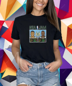 Damian Lillard Giannis Antetokounmpo Milwaukee Bucks Homage Nba Jam T-Shirt