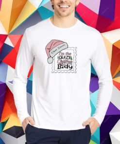 Dear Santa Crazy Christmas Lady T-Shirt