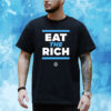 Official Eat The Rich Uaw On Strike T-Shirt