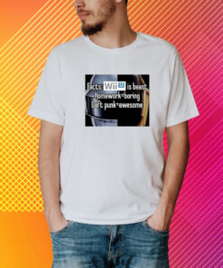 Facts Wii Is Best Homework Boring Daft Punk T-Shirt