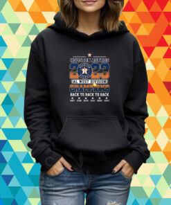 Houston Astros Al West Division Champions Back To Back To Back T-Shirt