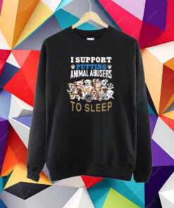 I Support Putting Annimal Abusers To Sleep Jamie Lee Curtis Shirt