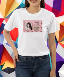 Id Card Permanent License Of Travel Lana Del Rey Shirt