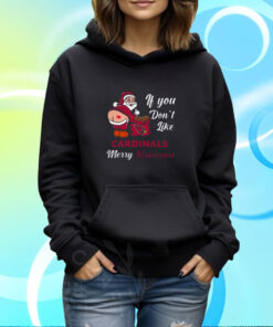 If You Don’t Like Arizona Cardinals Merry Kissmyass Christmas Santa 2023 Shirt