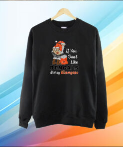 If you dont like Cincinnati Bengals Merry Kissmyass Christmas T-Shirt