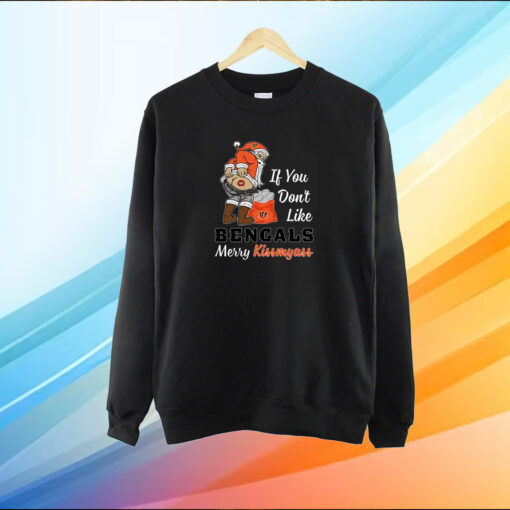 If you dont like Cincinnati Bengals Merry Kissmyass Christmas T-Shirt