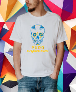 Jen Mills Puro Chargers Skull T-Shirt