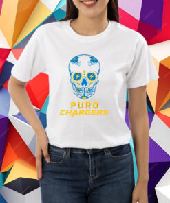 Jen Mills Puro Chargers Skull T-Shirt