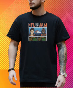 John Elway Terrell Davis Denver Broncos Homage Nfl Jam Retired T-Shirt