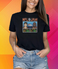 John Elway Terrell Davis Denver Broncos Homage Nfl Jam Retired T-Shirt