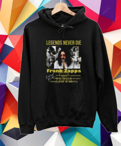 Legends Never Die Frank Zappa Thank You For The Memories T-Shirt