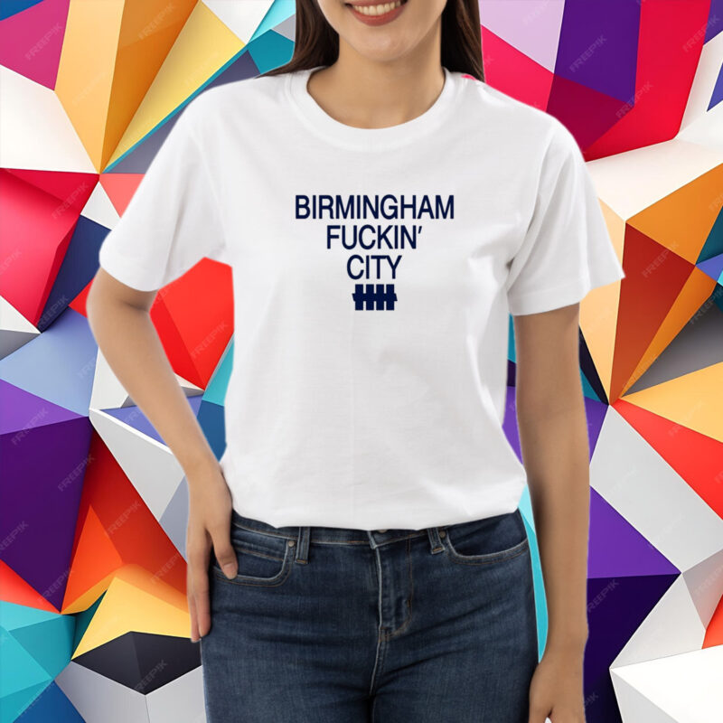 Linzie P Wearing Birmingham Fuckin' City T-Shirt