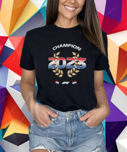 Max Verstappen 2023 F1 World Drivers’ Champion T-Shirt