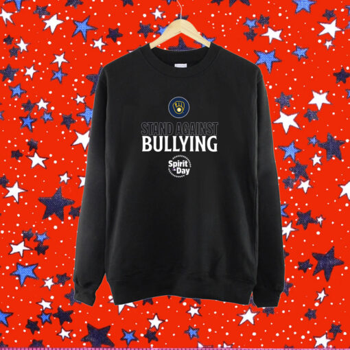 Milwaukee Brewers Stand Against Bullying Spirit Day T-Shirt