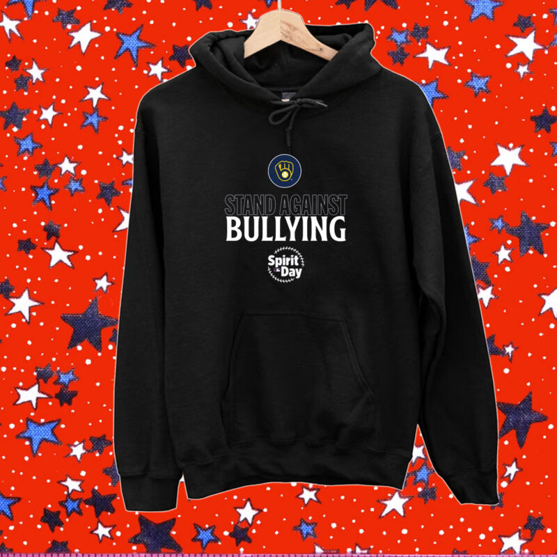 Milwaukee Brewers Stand Against Bullying Spirit Day T-Shirt