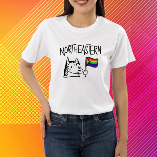 Northeastern Pride Hoosky T-Shirt