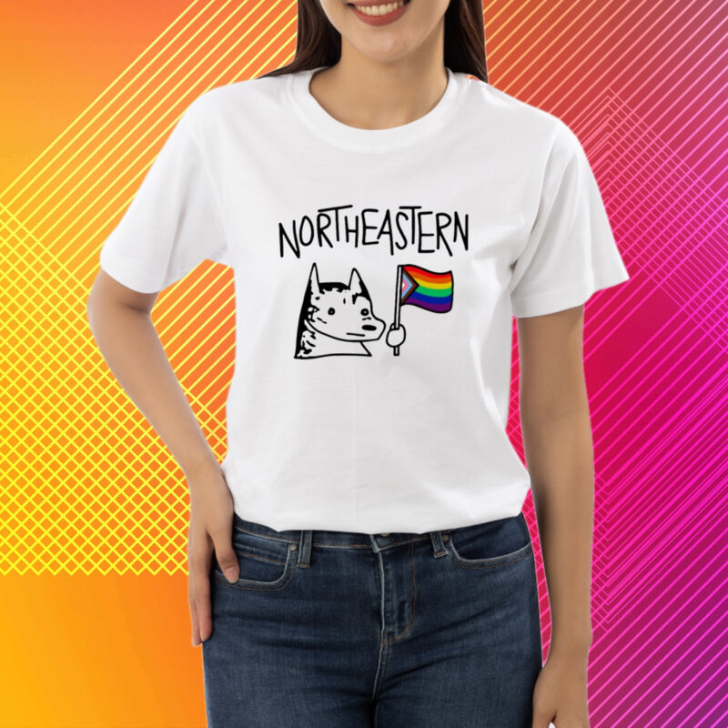 Northeastern Pride Hoosky T-Shirt