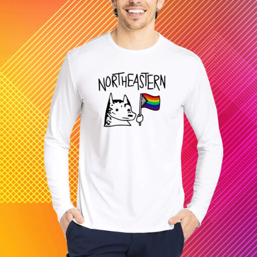 Northeastern Pride Hoosky T-Shirt