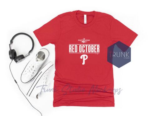 Red October Phillies Shirt