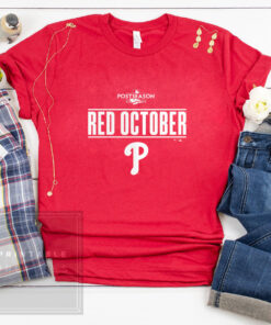 Red October Phillies Shirt