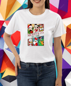 Retro 90s Mickey and Co EST 1928 Christmas Vintage T-shirt