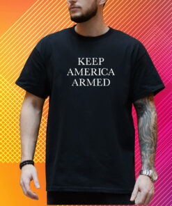 Rob Smith Wearing Keep America Armed T-Shirt